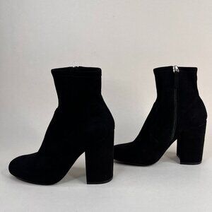 Steve Madden Gaze Black Booties, Size 5.5